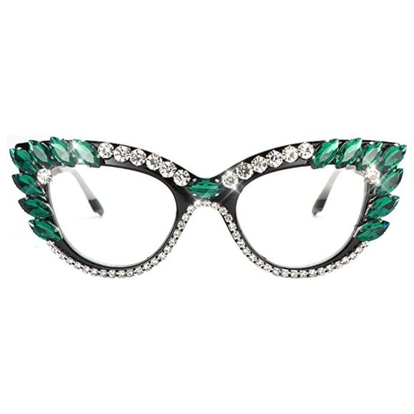 NEW Sparkling Bling Swarovski Crystal Rhinestone Sunglasses UV400 +FREE … main image 9
